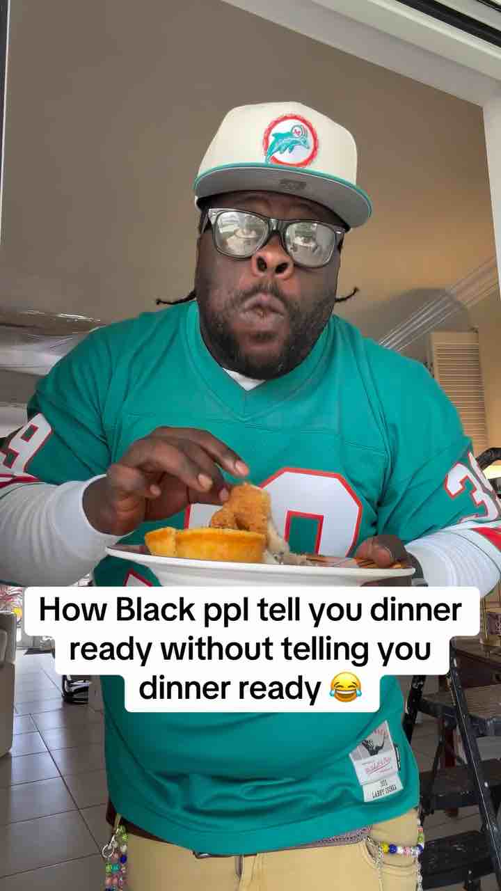 How black people tell you food is ready without saying a word 🤣 by @officialchicknbackwoods